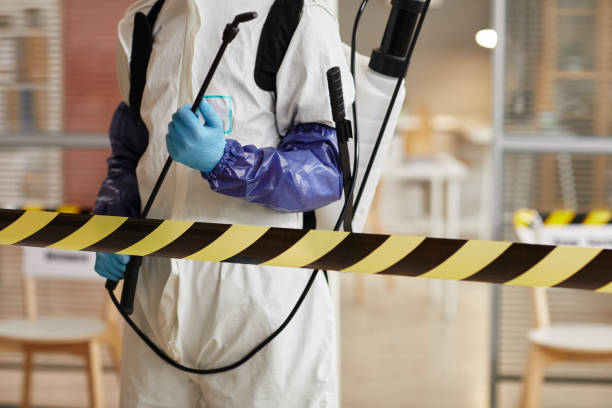 Professional Blood Cleanup technician working in Ocean Beach, NY